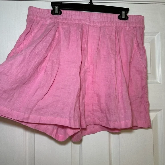 Zara High Waist Pink Women's Shorts - Picture 2 of 6
